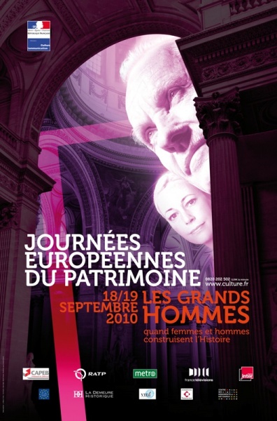 Journées Européennes du Patrimoine les 18 et 19 septembre