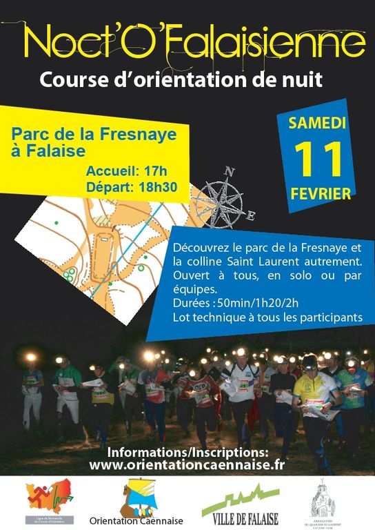 Noct’ O’ Falaisienne - Venez découvrir la course d’orientation de nuit
